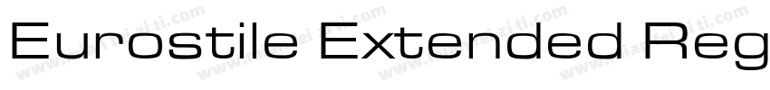 Eurostile Extended Regular字体转换